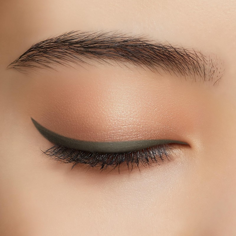 Lumia-Glass Velvet Liner Eyeliner Liquid Waterproof (03. Olive Black)