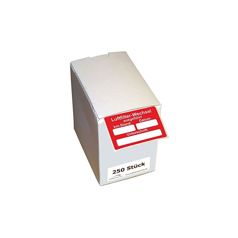 Car Service Sticker / Inspection Sticker 60 x 40 mm