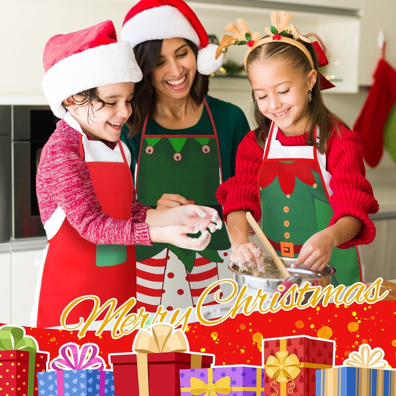 Toulite 10 Pcs Apron Cute Kitchen Cooking Aprons BBQ Bib