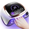 UV LED Nail Lamp, Gugusure Upgrade 180W Nail Dryer for