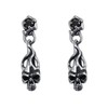Cool Skull Devil Bone Drop Earring Stud Earrings Stainless Steel