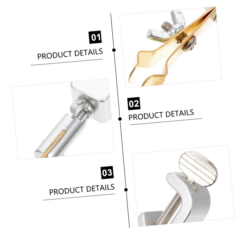 BIUDECO Reversing Thermometer Fixing Clip Clamp for Educational Experiments Practical