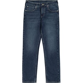 Nautica Boys' Classic Fit Straight Leg Denim Jeans, 5-Pocket Style, Zipper Fly & Button Closure, Seaworthy, 12