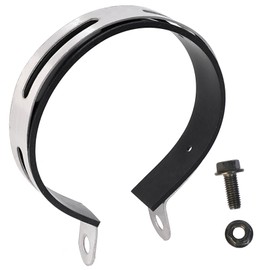 Minho Universal Motorcycle Exhaust Clamps in Alloy steel Material,1 Piece Exhaust Bracket Clip Hanger for Most Motorcyel Scooter Mopeds Inner 4.5"