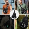 Junlion Sling Bag, Crossbody Shoulder Bag for Mens Women Multipurpose