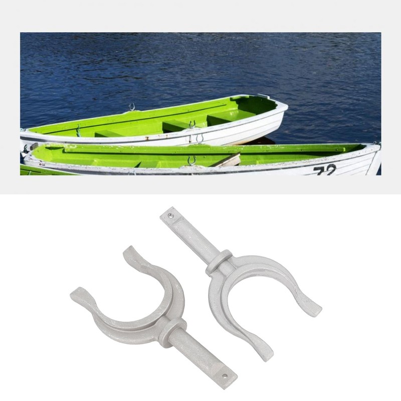 2Pcs Rowlock Socket Bracket 2in Aluminum Portable Durable Side Mount