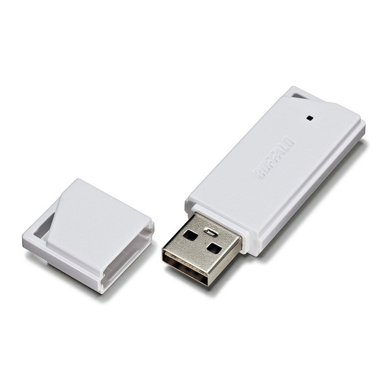 BUFFALO RUF2-KR64GA-WH USB 2.0 64GB White USB Memory