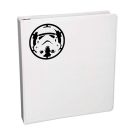 World Design Trooper Face Symbol Notebook Car Laptop 5.5" (Black)