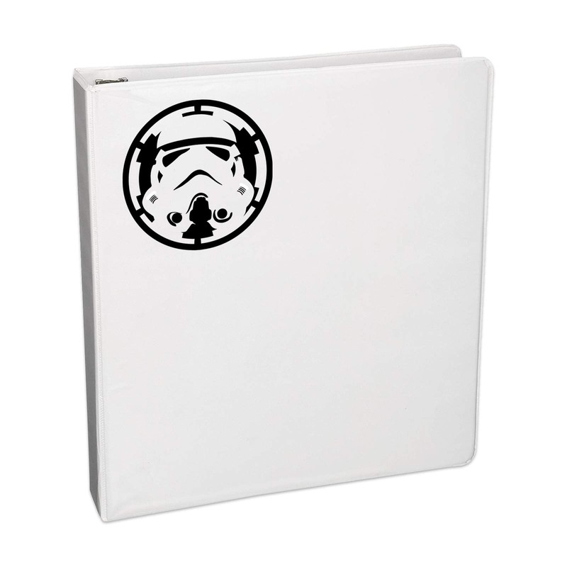 World Design Trooper Face Symbol Notebook Car Laptop 5.5" (Black)