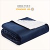 SLEEP ZONE Sherpa Fleece Blanket Queen Size(90"x90") for Bed -