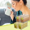 6 Pack Clear Acrylic Tea Bag Organizer Drawer, Stackable Tea