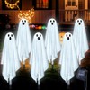 Ninonly - Decoración de Halloween, paquete de 6 luces solares