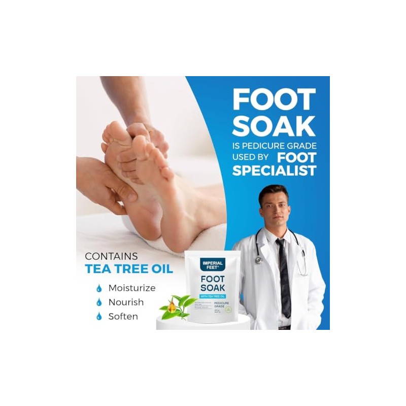 Pedicure Quality Foot Soak – Tea Tree Oil & Epsom