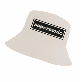 Partisan Oasis Song Bucket Hats - Adult One-Size fits All (UK, Alpha, One Size, Beige, Supersonic)