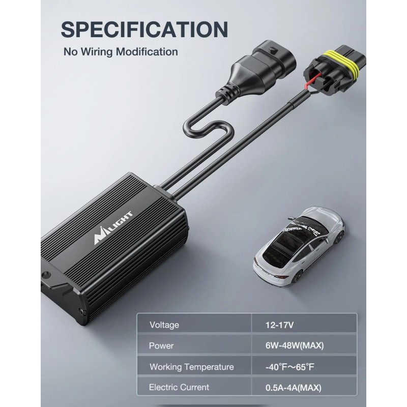 Nilight LED CANbus Decoder Anti-Flickerin - H1/H3