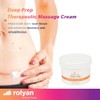 Rolyan Deep Prep Crema de masaje terapéutico, 8 onzas