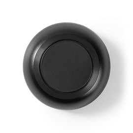 Invero Professional Vinyl Anti-Static Disc Grip Record Cleaning Brush - Remove Dust from Records Without Damaging Surface - Black