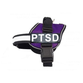 Doggie Stylz Service Dog Harness Vest Comes with 2 Reflective PTSD Removable Patches. Please Measure Dog Before Ordering…