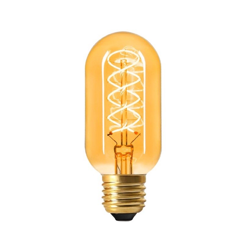 AMDTU Edison Bulbs 60W Equivalent Dimmable, Spiral Ultra-Thin Filament E26