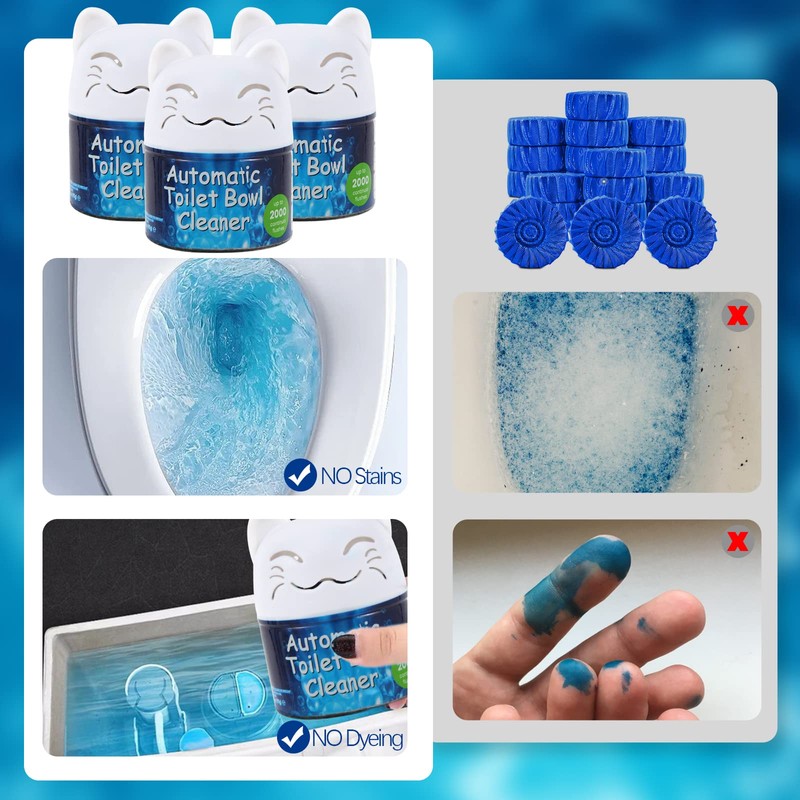 Simple Life Toilet Bowl Cleaner, Automatic Toilet Bowl Cleaner, Long-Lasting