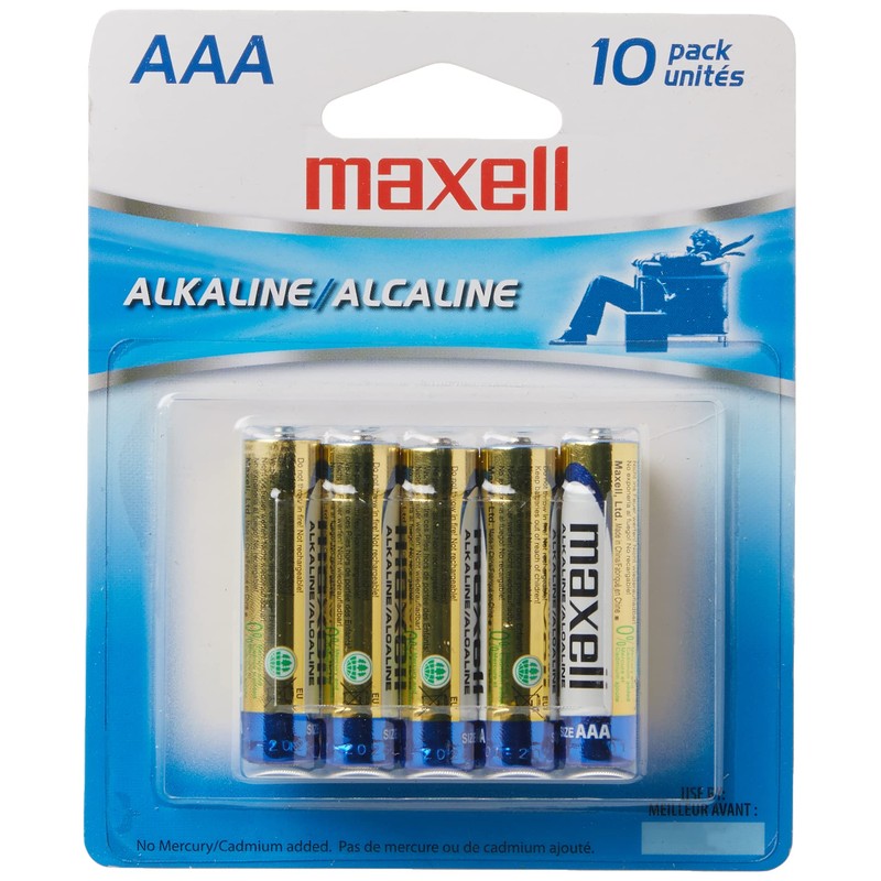 Maxell 723810 Ready-to-go Long Lasting and Reliable Alkaline Battery AAA