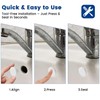 ZIUZI 24 Pcs Silicone Bathtub Jet Covers, 6 Sizes Waterproof