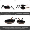 IMUSA Nonstick Ceramic Cookware Set 4-Piece 8in/10in with Soft-Touch Handles,