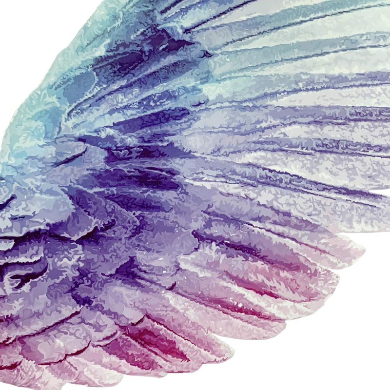 Awesomes Nordic Angel Wings Wall Sticker Children's Room Cute Stylish