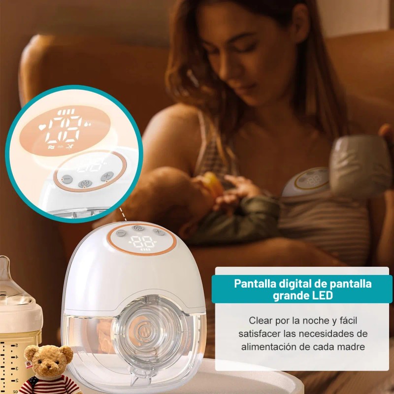 Extractor De Leche Manos Libres Recargable 17mm~21mm