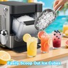 Stainless Steel Ice Scoop for Freezer with Magnetic Hook -