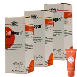 Colibiogen Children's 3 x 50 ml I Naturopathic Preparation with Fermentation Filtrate | Support for Children I Intestinal Health I Digestive System I Economy Set Plus Pharma Perle Giveaway