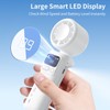 Lerat Portable Handheld Turbo Fan, 5-Speed Wind, Battery Operated, 3-in-1