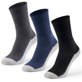Mat & Vic's cotton classic warm work socks, thermal socks, multi-colour. -