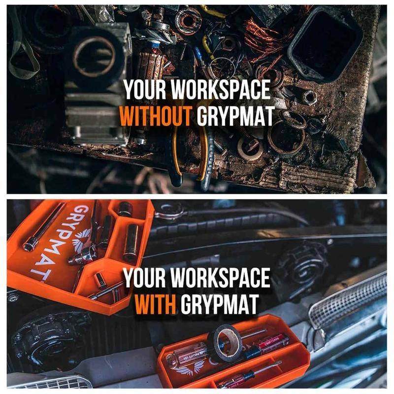 Grypmat Plus TRIO - Flexible and Durable Tool Mat for
