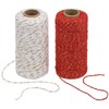 tenn well Cotton Twine String, 200m Cotton Yarn Coloured Twine