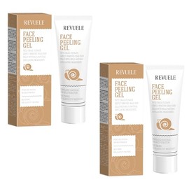 REVUELE GESICHTSPEELING-GEL mit Schneckenfiltrat 2er Pack. 2x80ml