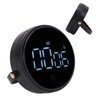 Digital Kitchen Timer LED Display Rotating 3 Volume Levels Adjustable
