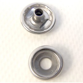 Fasnap Snap, Button & Socket, Stainless Steel, Line 24 Standard Size, 30 Piece Set