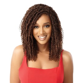 Outre Crochet Braids X-Pression Twisted Up Bonita Boho Crush Locs 12" (1-pack, 4)