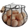 LINCOUNTRY. Farmhouse Wire Egg Baskets for Gathering Fresh Egg With