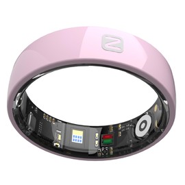 CNBRO Smart Rings for Men Women Health Ring Heart Rate Monitor Sleep Rings NFC Control Family Care Exercise Activity Tracker Pedometer Step Counter Smart Rings for Android & iOS Phones Ceramic Ring