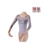 Pro Dance PLL012BA Women's Floral Print Long Sleeve Ballet Leotard,