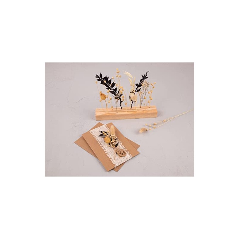 Rayher Mazzo di fiori secchi, nero, 18-20cm, bus.blis. 1pz, 85491576