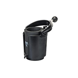 RAM MOUNTS 1 Inch Ball Horizontal Self Leveling Cup Holder Black 1 Set RAM-B-132BU