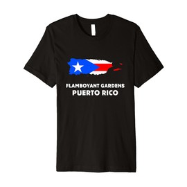 Distressed Patriotic USA Flag Flamboyant Gardens, PR Premium T-Shirt