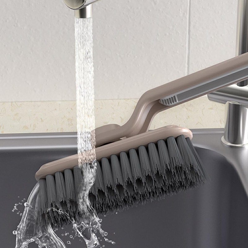AIXXCUVQ Durable Crevice Cleaning Brush with Comfortable Grip Rotating Crevice