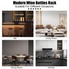 Generic Wooden 10-Bottle Wine Rack, Wine Display Rack, Countertop Free-Standing