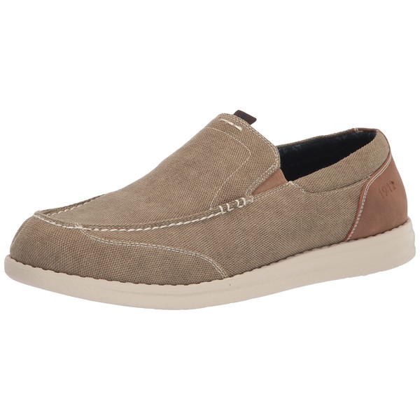 Nunn Bush Men's Brewski Canvas Moccasin Toe Slip-On Comfortable &