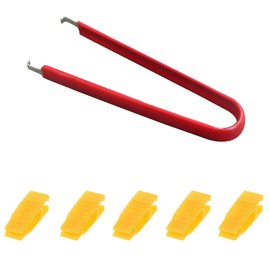 6-Piece Universal Car Fuse Puller Tool Set - Multifunctional for Removing Fuses and Relays in Cars and Trucks.