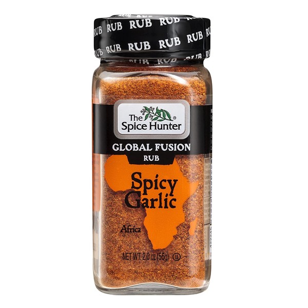 The Spice Hunter Global Fusion Rub Spicy Garlic 2 Ounce